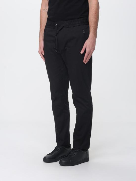 26SS 돌체앤가바나 스트레이트 팬츠 GVZAETGK302 N0000 Black - DOLCE & GABBANA