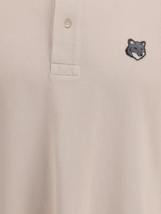 26SS 메종키츠네 폭스 헤드 컴포트 폴로 티셔츠 PM00210KP0001 0447 Lilac - MAISON KITSUNE