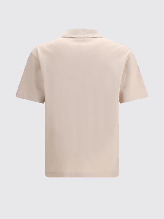 26SS 메종키츠네 폭스 헤드 컴포트 폴로 티셔츠 PM00210KP0001 0447 Lilac - MAISON KITSUNE