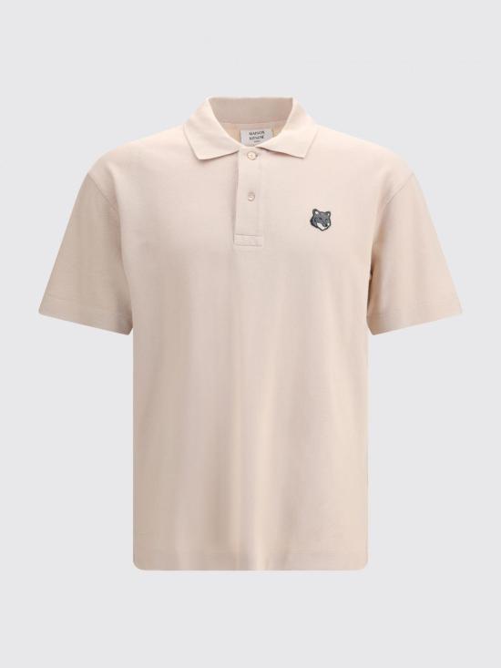 26SS 메종키츠네 폭스 헤드 컴포트 폴로 티셔츠 PM00210KP0001 0447 Lilac - MAISON KITSUNE