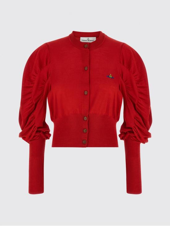 26SS 비비안웨스트우드 스웨터 1803007FY001A H406 Red - VIVIENNE WESTWOOD