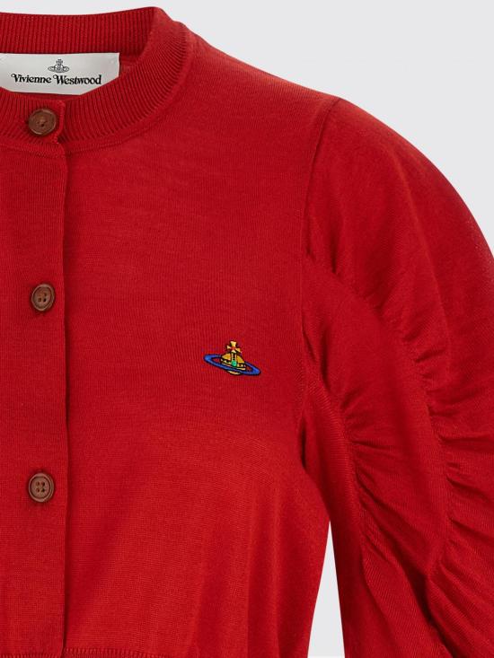 26SS 비비안웨스트우드 스웨터 1803007FY001A H406 Red - VIVIENNE WESTWOOD