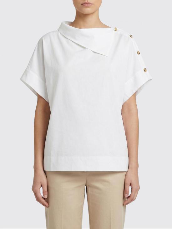 26SS 쉐르 반팔 티셔츠 CHE0678ISSA BLA1226S White