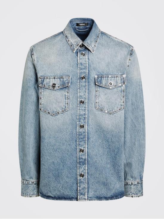 26SS 베르사체 셔츠 10227471A16804 1D190 Stone Washed - VERSACE