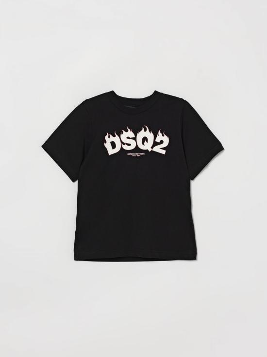 26SS [키즈] 디스퀘어드2 티셔츠 DQ3168D00XM DQ900 Black