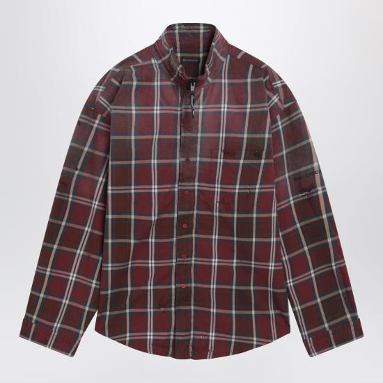 26SS 발렌시아가 긴팔 셔츠 850813TLM09 Burgundy