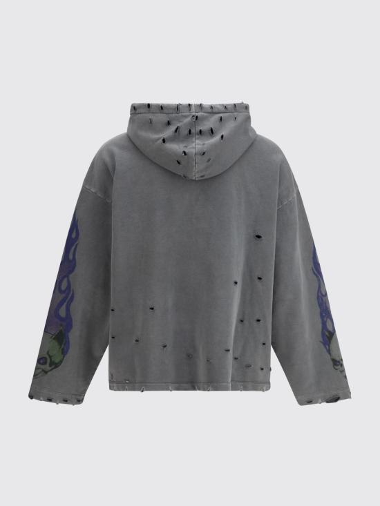 26SS 지씨디에스 후드 티셔츠 C1MWQE129F034 968L Grey - GCDS