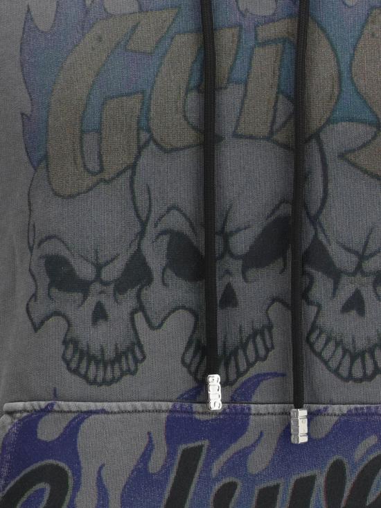 26SS 지씨디에스 후드 티셔츠 C1MWQE129F034 968L Grey - GCDS