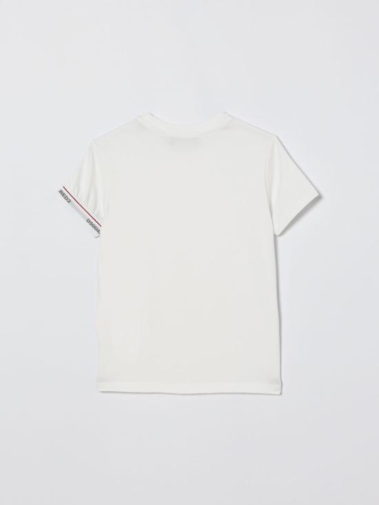 26SS [키즈] 디스퀘어드2 티셔츠 DQ2480D008J DQ100 White - DSQUARED2