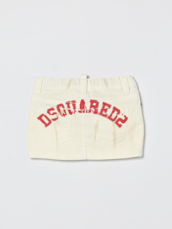 26SS [키즈] 디스퀘어드2 스커트 DQ3251D0AFQ DQ100 White - DSQUARED2