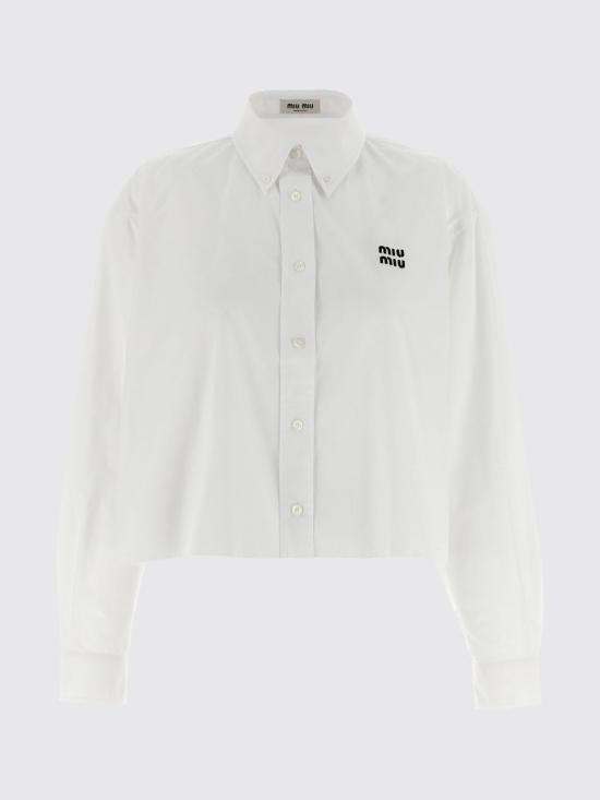 26SS 미우미우 셔츠 MK1659SOOO10RG F0009 White