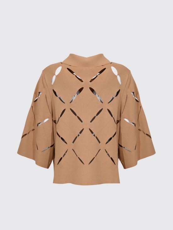 26SS 리비아나 콘티 폴로 티셔츠 F6SA90 U72 Cocoa - LIVIANA CONTI