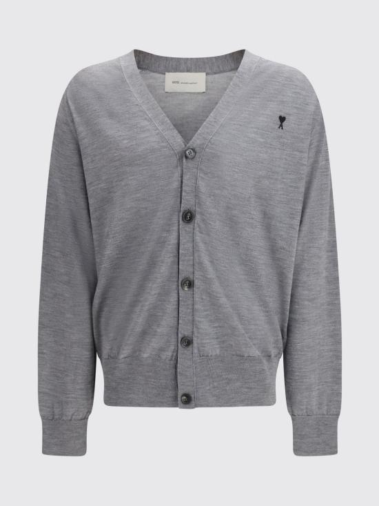 26SS 아미 스웨터 HKC384KN0039 0504 Grey - AMI