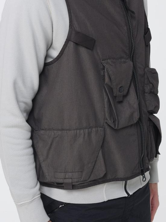 26SS 스톤 아일랜드 베스트 G100006S0318 V0065 Brown - STONE ISLAND