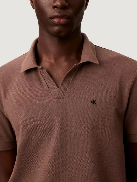 26SS 캘빈클라인 폴로 티셔츠 LV04RF215G 9O9 Brown - CALVIN KLEIN