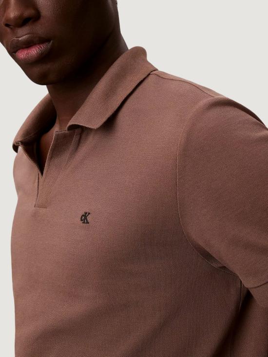 26SS 캘빈클라인 폴로 티셔츠 LV04RF215G 9O9 Brown - CALVIN KLEIN