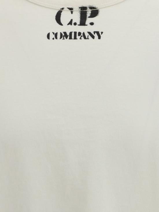 26SS 씨피 컴퍼니 반팔 티셔츠 20CMTS214A006057O 103 White - C.P. COMPANY