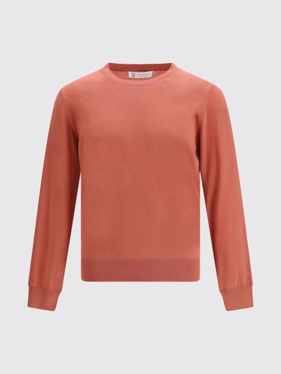 26SS 브루넬로 쿠치넬리 풀오버 니트 M2900100 CIJ11 Peach - BRUNELLO CUCINELLI