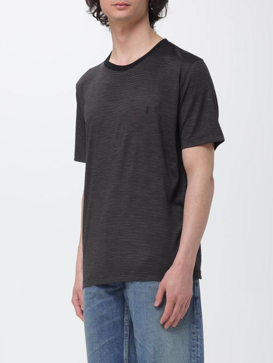 26SS 생로랑 셔츠 858314Y38AS 1079 Black - SAINT LAURENT