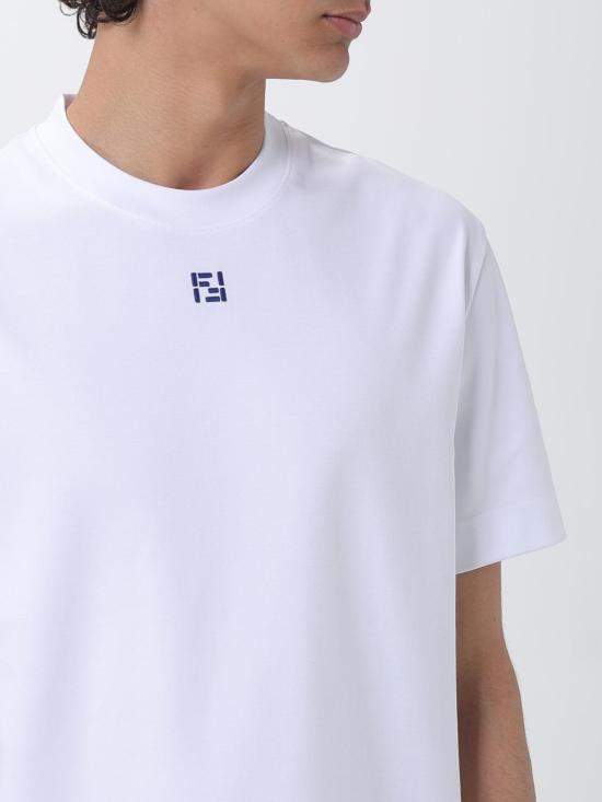 26SS 펜디 코튼 티셔츠 FY0936AY0H F0QA0 White - FENDI