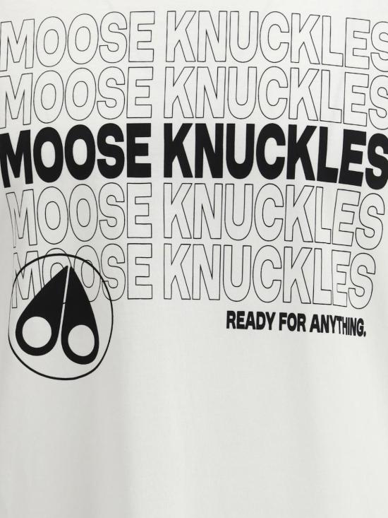 26SS 무스너클 반팔 티셔츠 M16MT728 160 White - MOOSE KNUCKLES