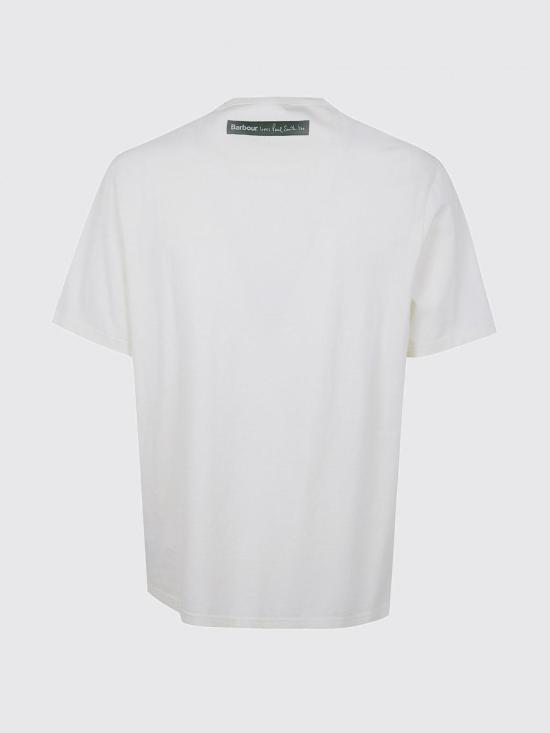 26SS 바버 반팔 티셔츠 MTS1612 WH32 White - BARBOUR