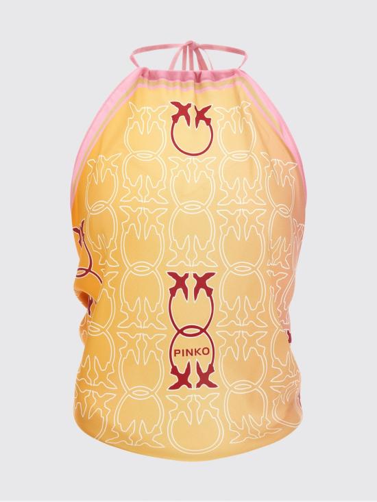 26SS 핑코 민소매 티셔츠 106732A39F NA0 Pink - PINKO