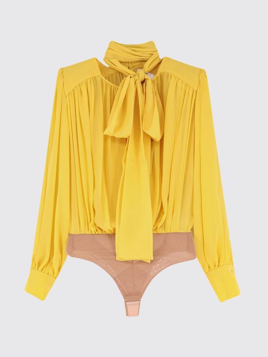 26SS 엘리자베타프랜치 블라우스 CB00661E2 EV4 Yellow - ELISABETTA FRANCHI