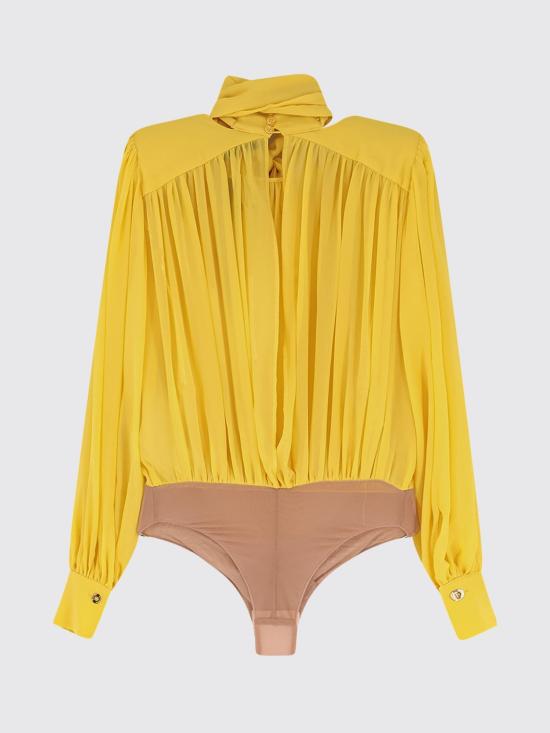 26SS 엘리자베타프랜치 블라우스 CB00661E2 EV4 Yellow - ELISABETTA FRANCHI
