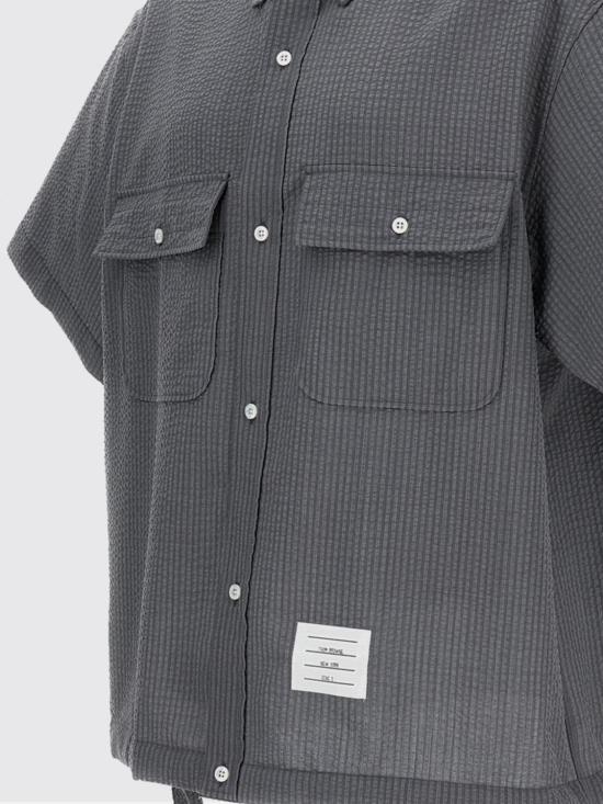 26SS 톰브라운 스웨터 MWS329A06455 055 Grey - THOM BROWNE