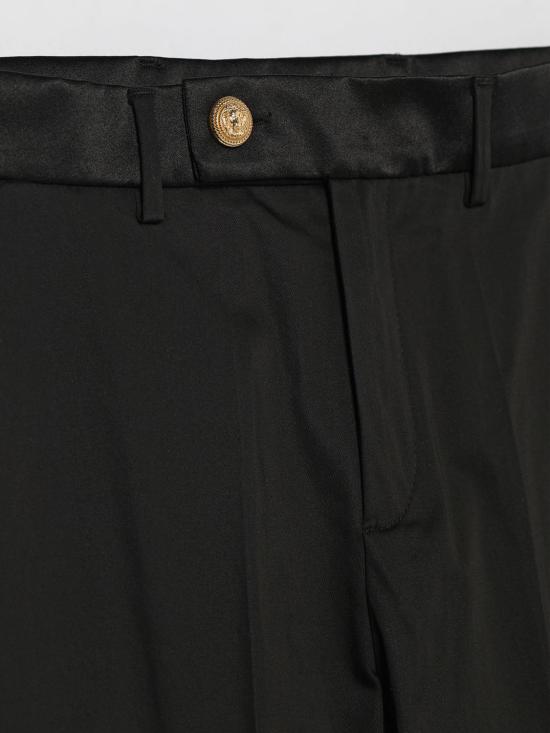 26SS [키즈] 발망 스트레이트 팬츠 BY6P70P0484 930 Black - BALMAIN