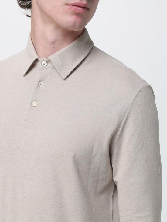 26SS 자노네 폴로 티셔츠 815132ZG380 Z1936 Brown - ZANONE