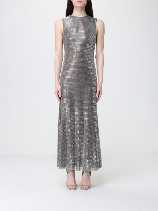 26SS 셀프 포트레이트 롱 원피스 SS26169XBGR Grey