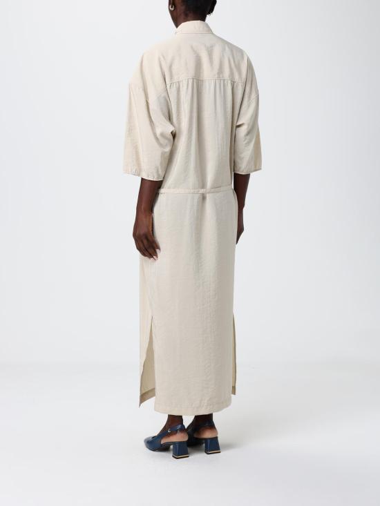 26SS 르메르 비대칭 셔츠 드레스 드라이 실크 DR1162LF1308 BG235 Milk - LEMAIRE