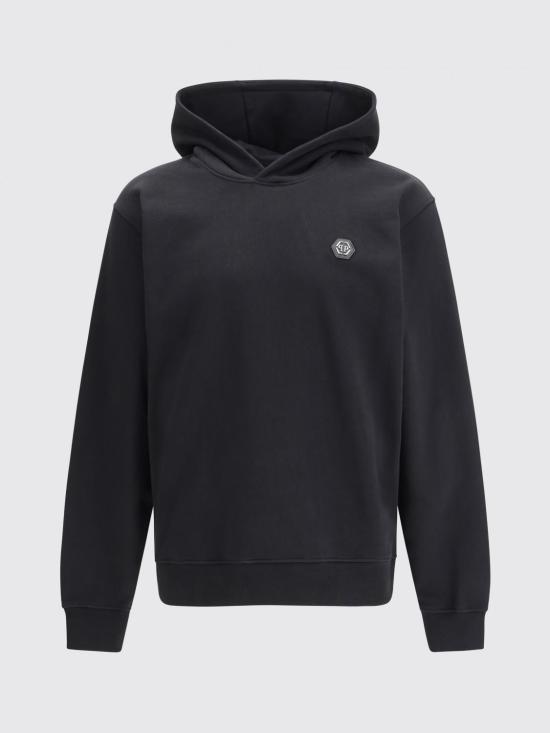 26SS 필립 플레인 후드 티셔츠 SAFCMJB3929PTE180N 02 Black - PHILIPP PLEIN
