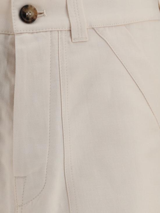 26SS 브루넬로 쿠치넬리 스트레이트 팬츠 MH255S2470 C2441 White - BRUNELLO CUCINELLI