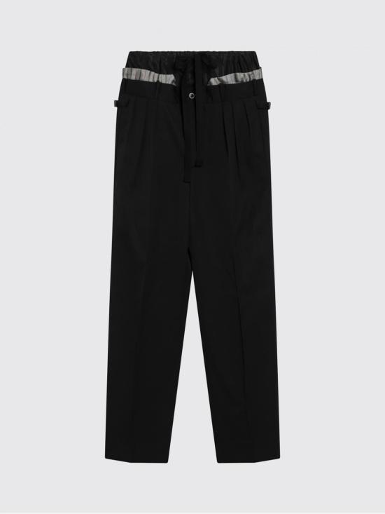 26SS 마르지엘라 스트레이트 팬츠 S50KA0705M35693 900 Black - MAISON MARGIELA