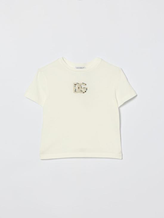 26SS [키즈] 돌체앤가바나 티셔츠 L5JTQUG7P0K W0111 White