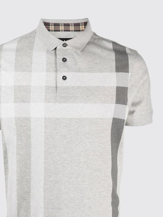 26SS 바버 폴로 티셔츠 MML1117 GY52 Grey - BARBOUR