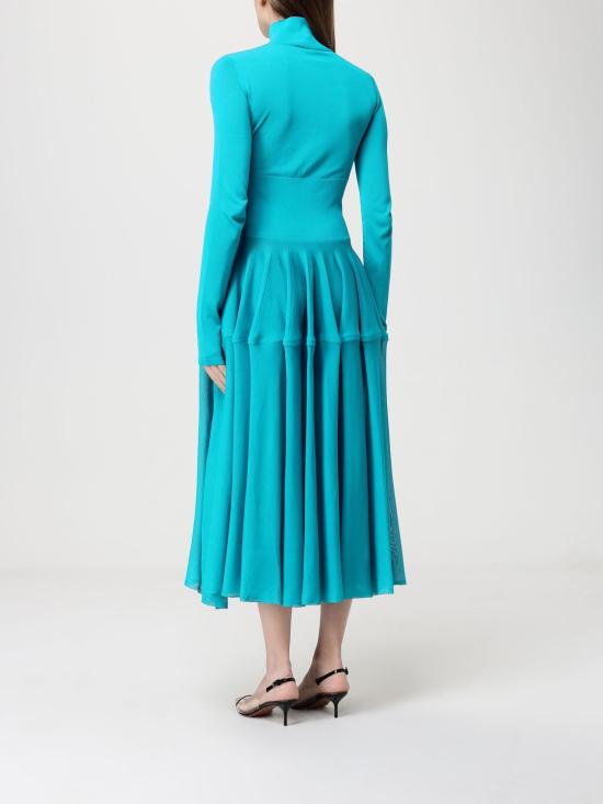 26SS 알라이아 롱 원피스 AA9R2848K140C 556 Blue - ALAIA