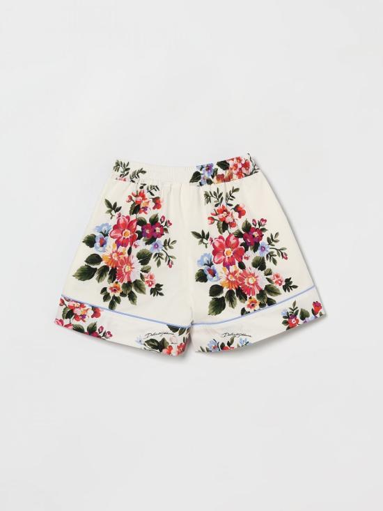 26SS [키즈] 돌체앤가바나 쇼츠/버뮤다 L52Q33HS5UU HA5ZO White - DOLCE & GABBANA