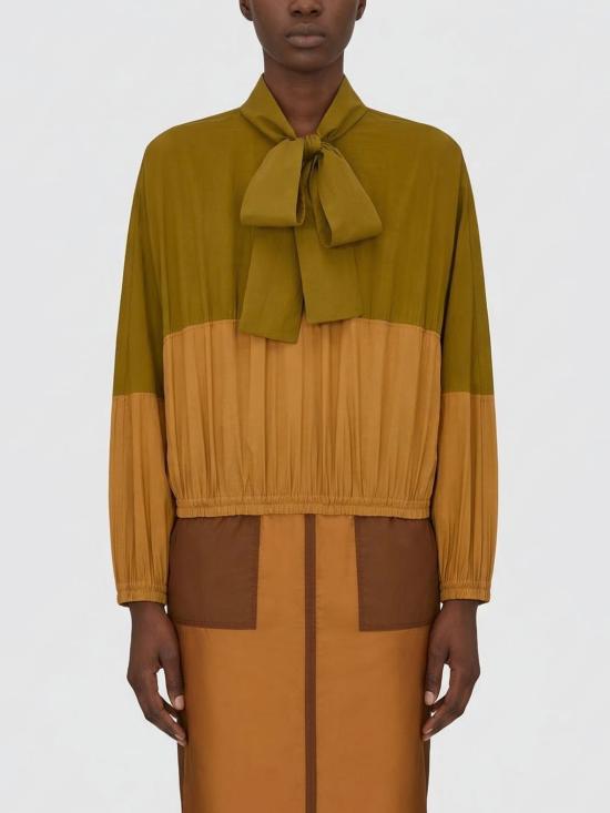 26SS 생로랑 블라우스 856268Y6J18 3518 Green