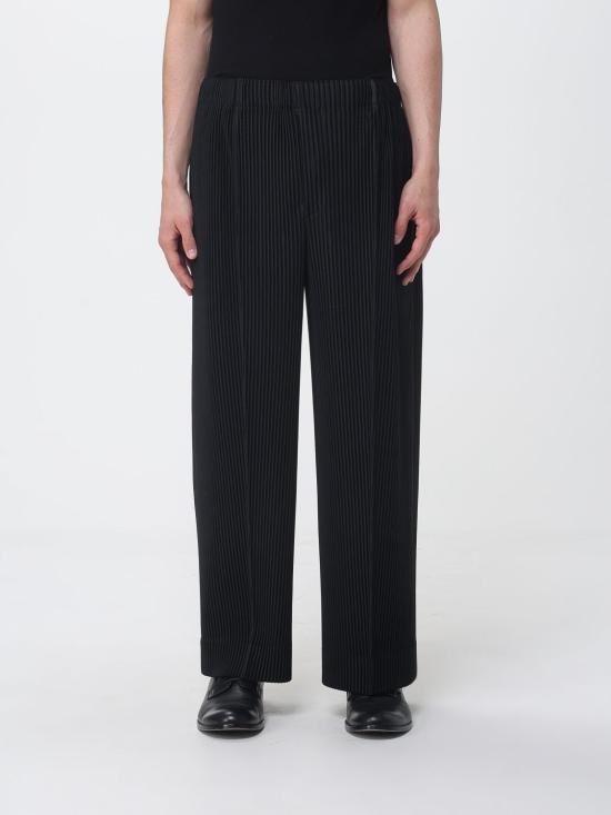 26SS 옴므 플리세 이세이 미야케 스트레이트 팬츠 HP66JF014 15 Black