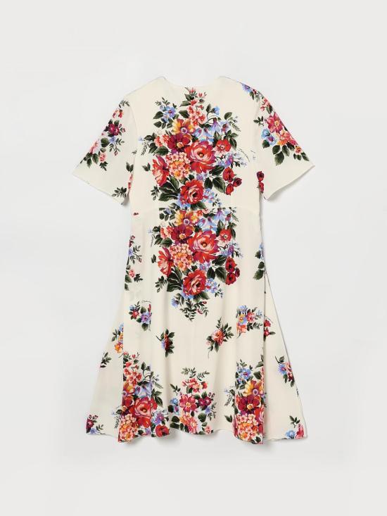 26SS [키즈] 돌체앤가바나 원피스 L53DF0FSA8P HA5ZO White - DOLCE & GABBANA