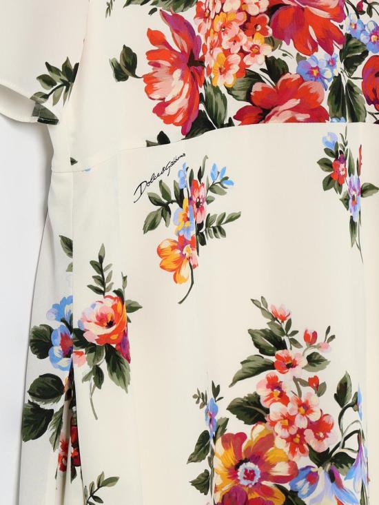 26SS [키즈] 돌체앤가바나 원피스 L53DF0FSA8P HA5ZO White - DOLCE & GABBANA