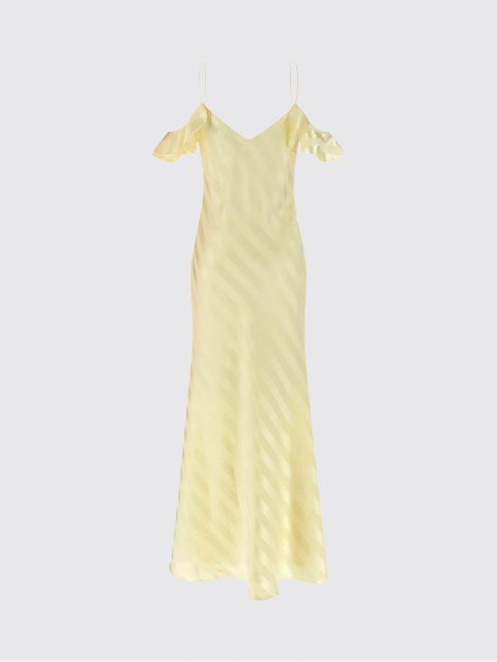 26SS 셀프 포트레이트 롱 원피스 SS26259XAY Yellow - SELF PORTRAIT