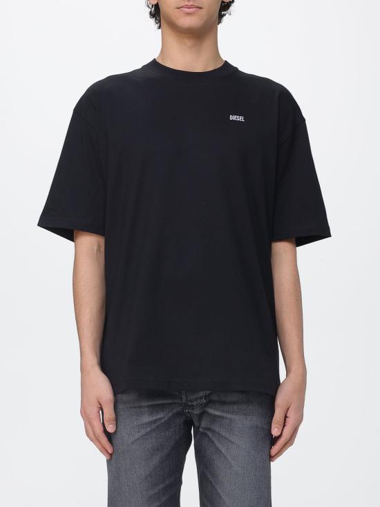 26SS 디젤 반팔 티셔츠 A224820PLAT 9XX Black