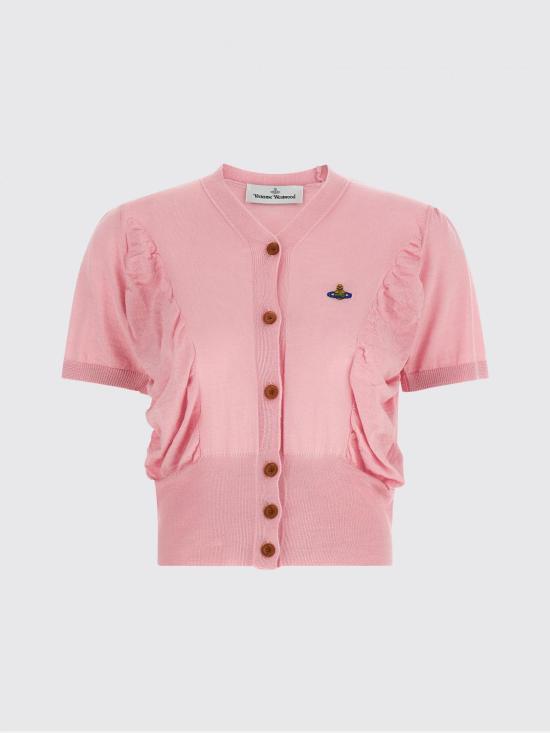 26SS 비비안웨스트우드 스웨터 1803007EY001A G401 Pink - VIVIENNE WESTWOOD