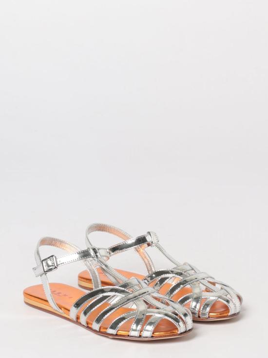 26SS [키즈] 마르니 샌들 82313 1 Silver - MARNI