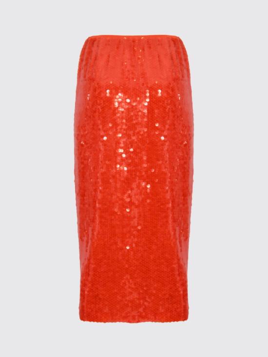 26SS 파트리지아페페 미디 스커트 8G0506A724 R885 Orange - PATRIZIA PEPE